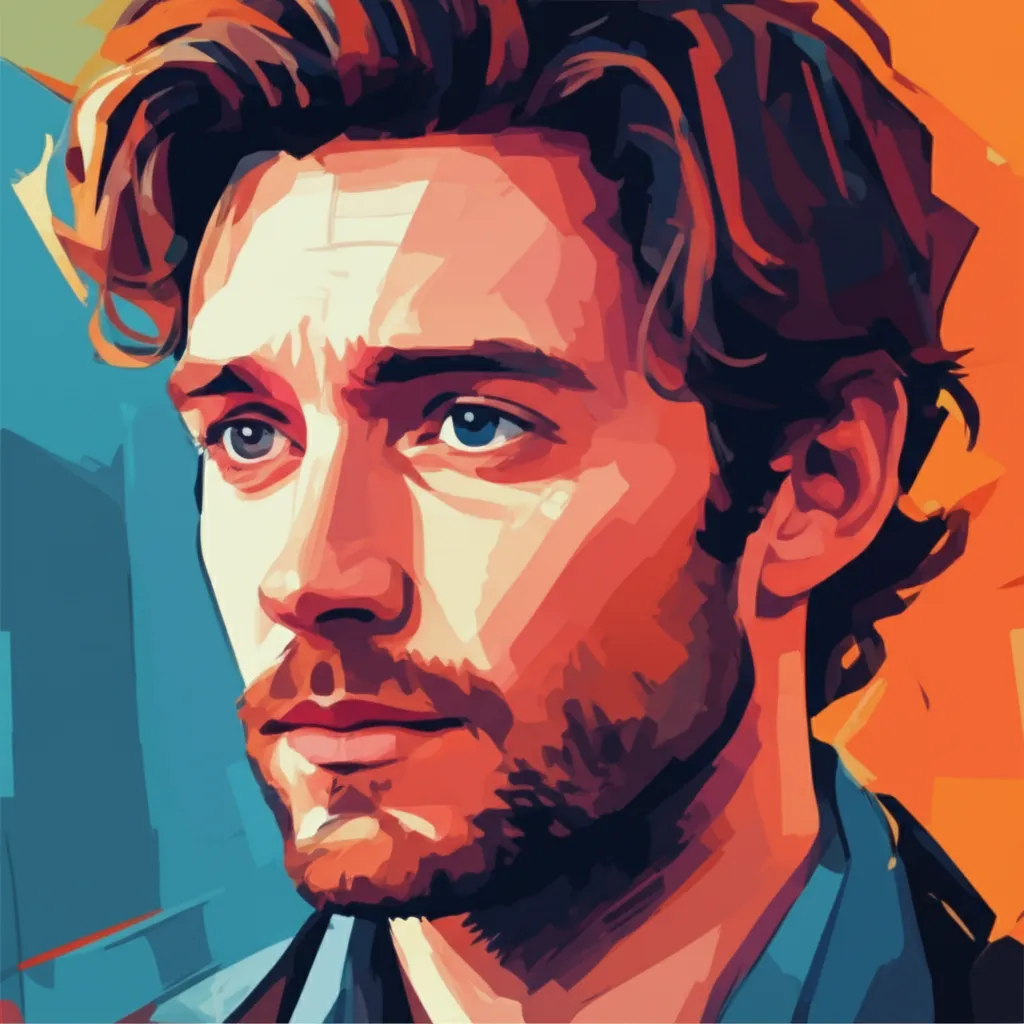 Artistic portrait of Aidan Turner