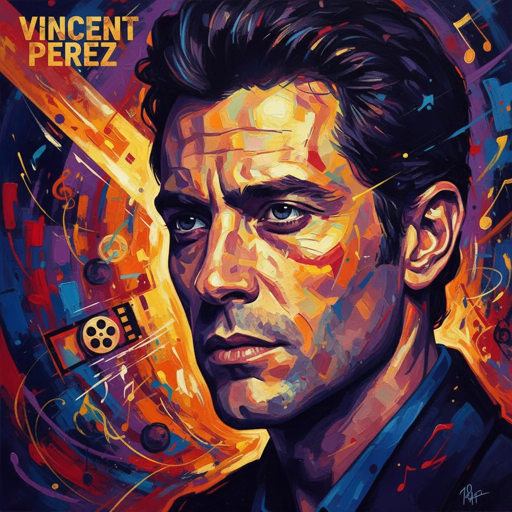 Artistic portrait of Vincent Perez