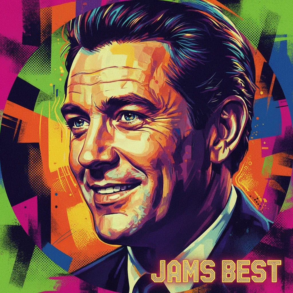 Artistic portrait of James Best