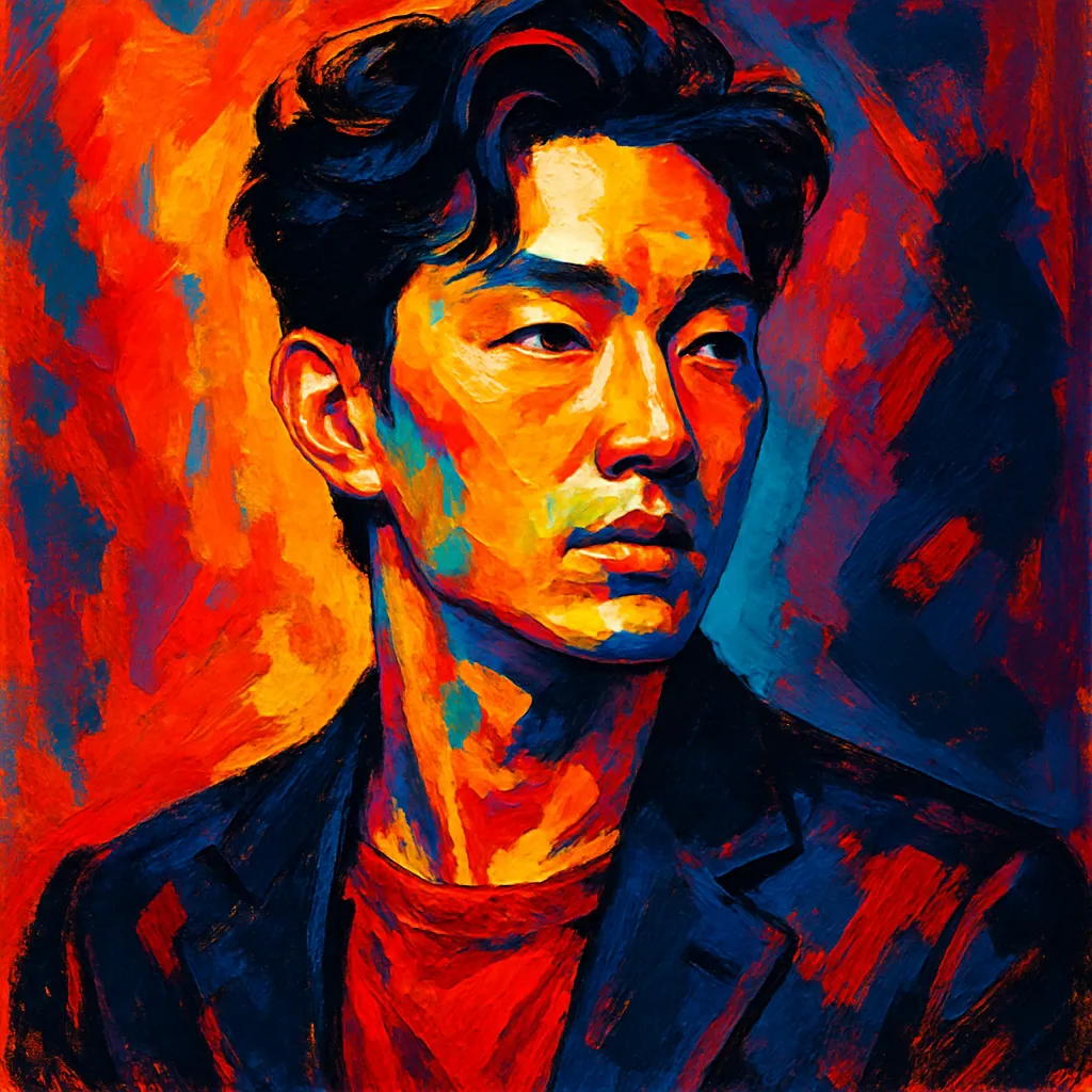 Artistic portrait of Gyu-Woon Jung