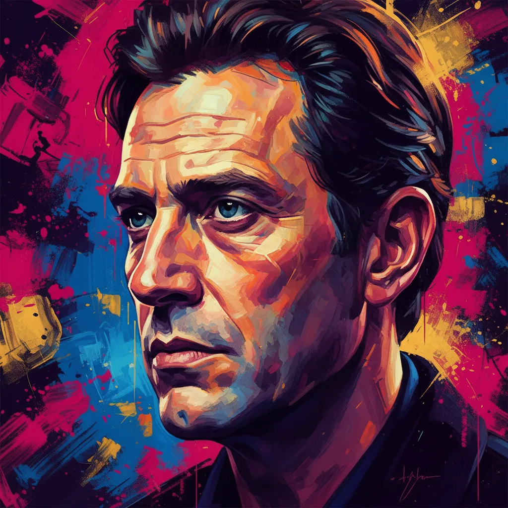 Artistic portrait of Paul Jesson