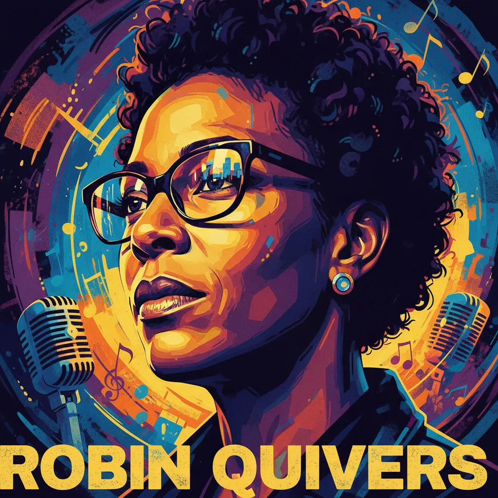 Artistic portrait of Robin Quivers