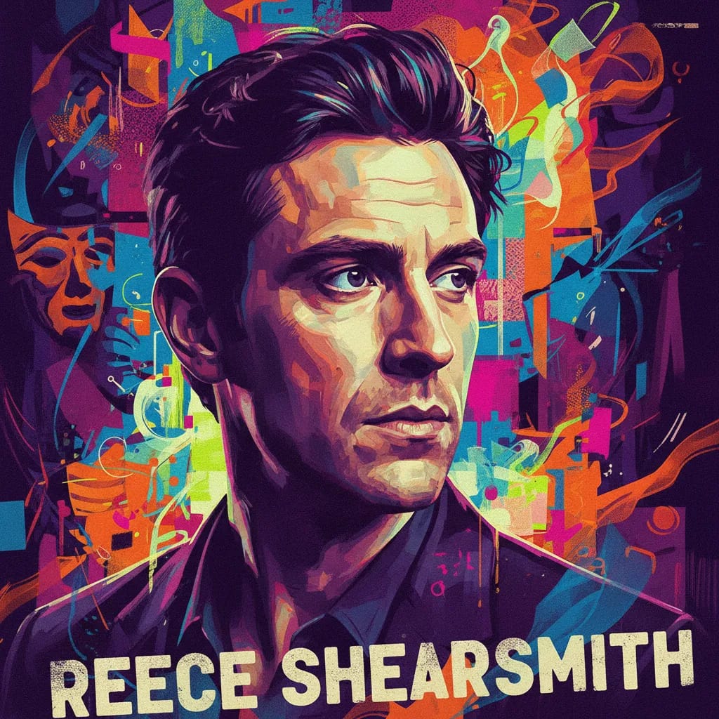 Artistic portrait of Reece Shearsmith