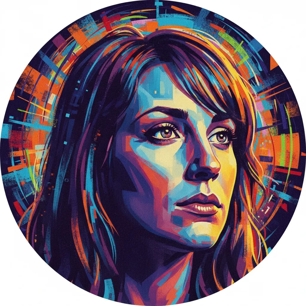 Artistic portrait of Anne Bobby