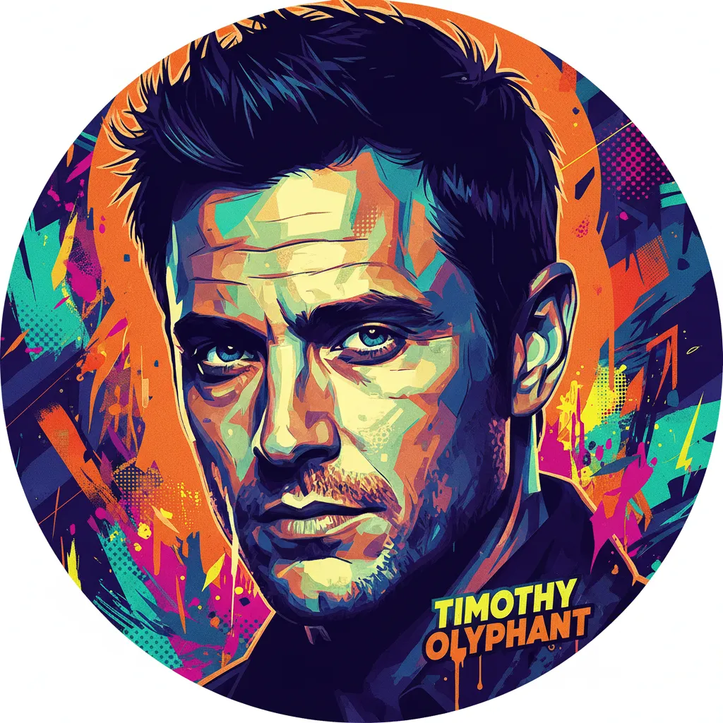 Artistic portrait of Timothy Olyphant