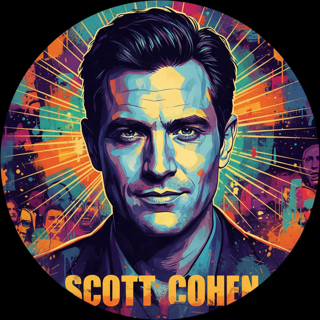 Artistic portrait of Scott Cohen