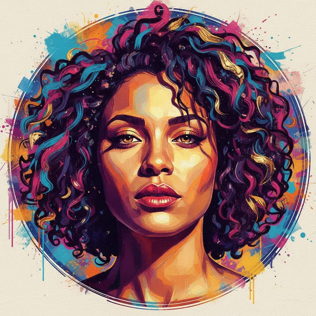 Artistic portrait of Dascha Polanco