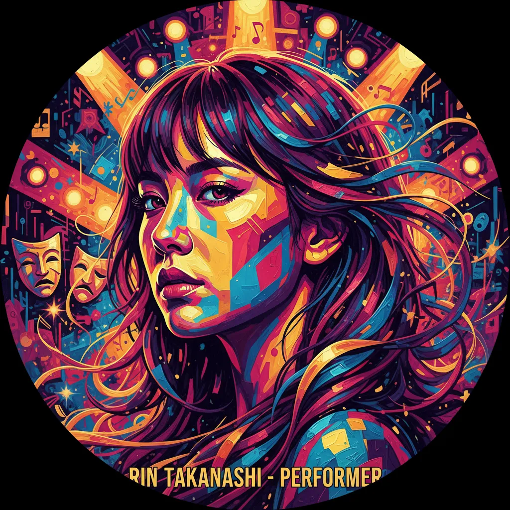 Artistic portrait of Rin Takanashi