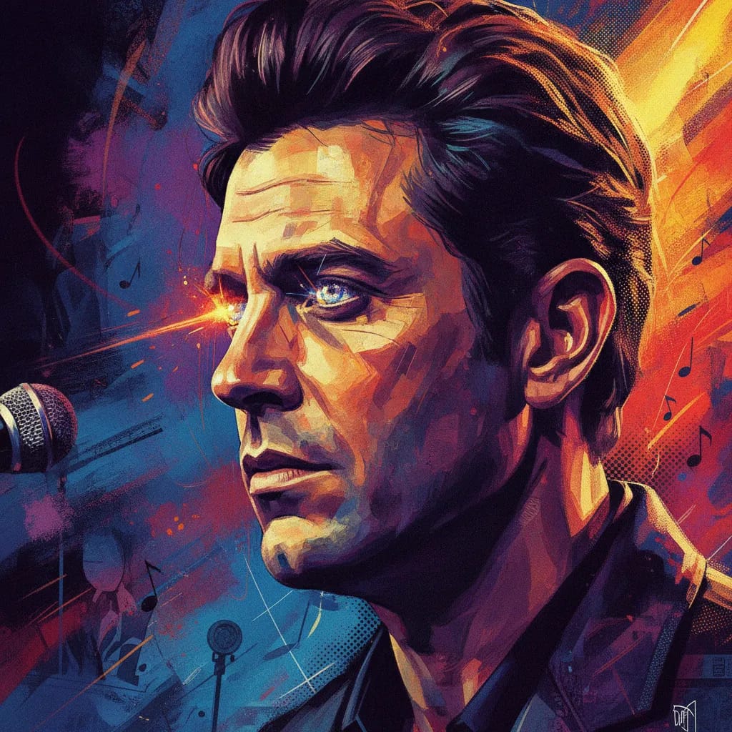 Artistic portrait of David Forrester