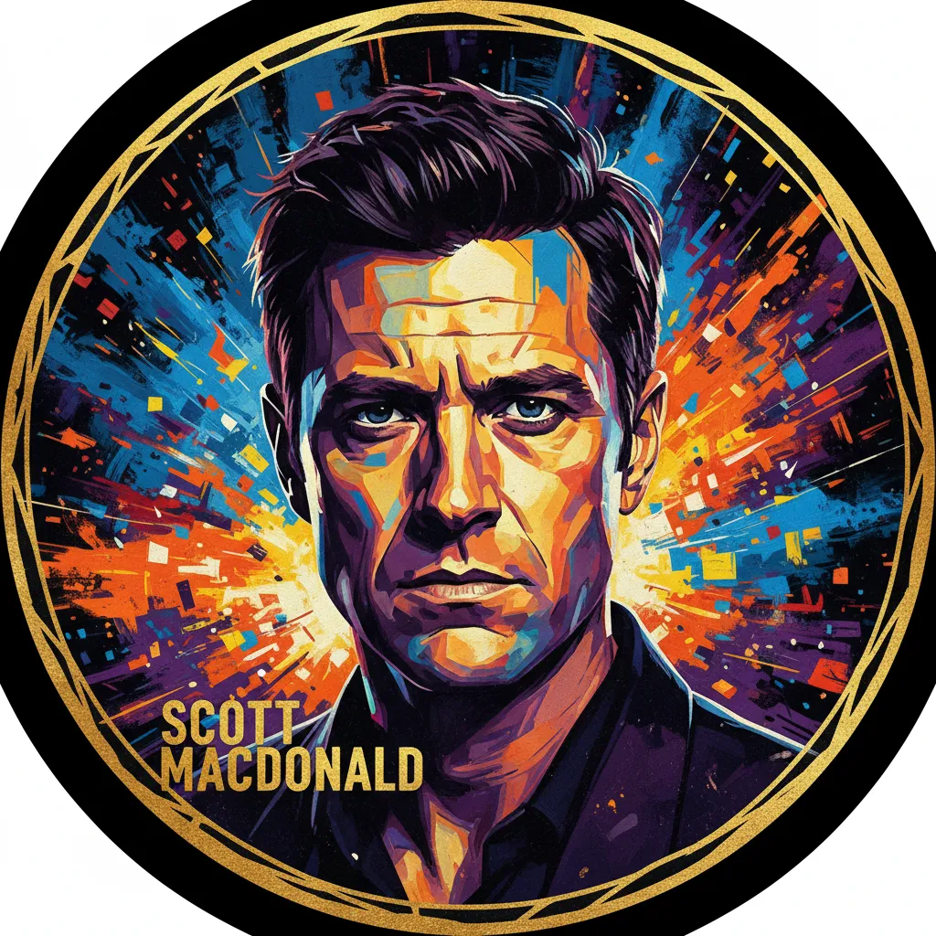 Artistic portrait of Scott MacDonald