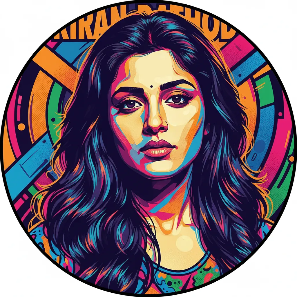 Artistic portrait of Kiran Rathod