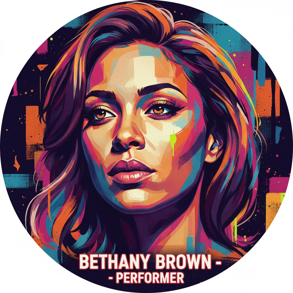 Artistic portrait of Bethany Brown
