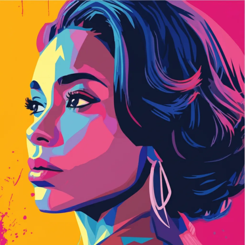 Artistic portrait of Kimberly Stringer