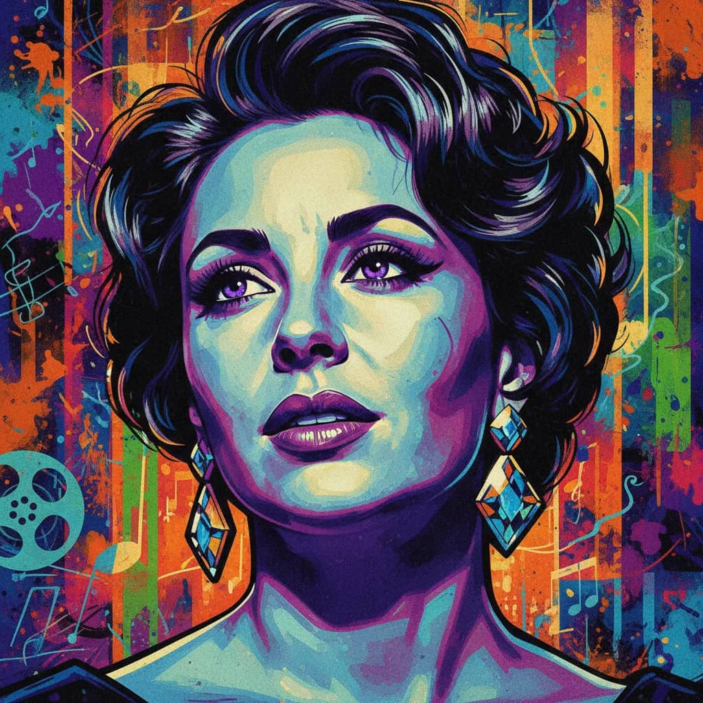 Portrait of Elizabeth Taylor