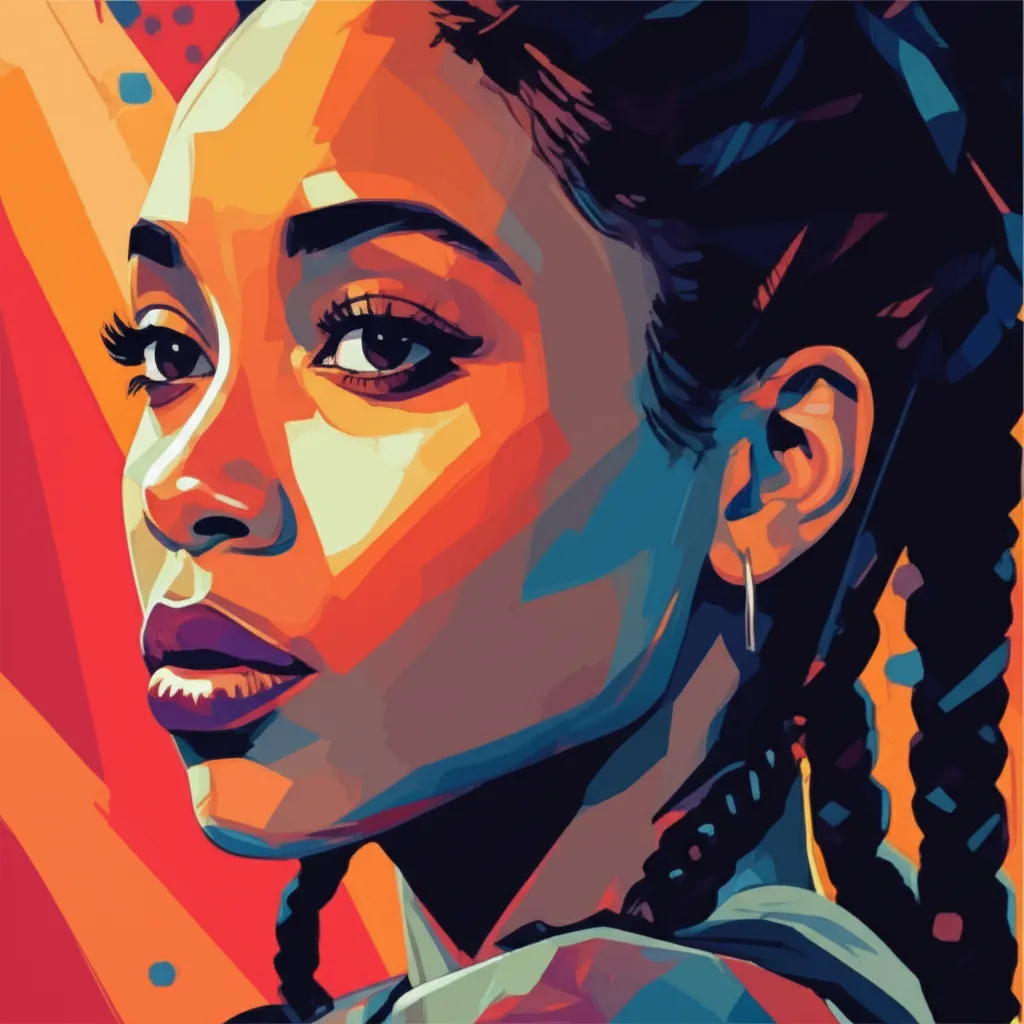 Artistic portrait of Dominique Fishback
