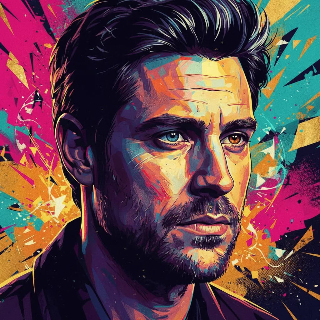 Artistic portrait of Garret Dillahunt