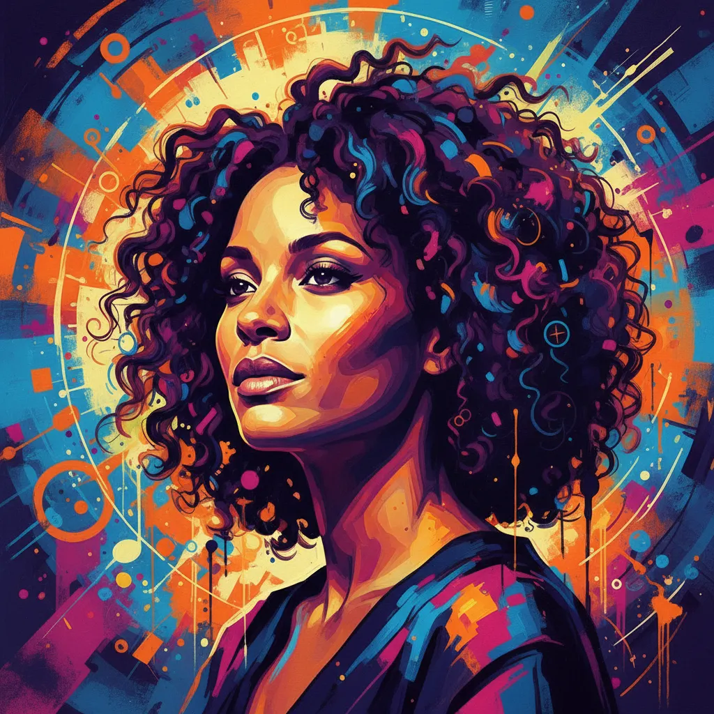 Artistic portrait of Tracee Ellis Ross