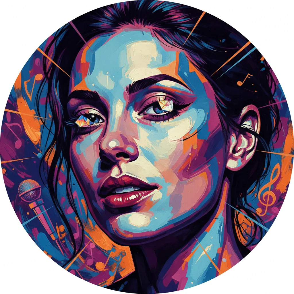 Artistic portrait of Julene Renee
