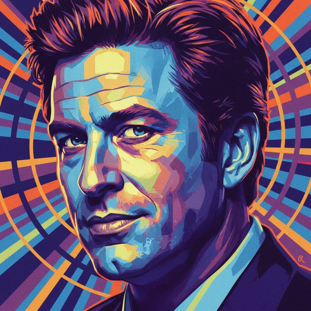 Artistic portrait of Daniel Baldwin