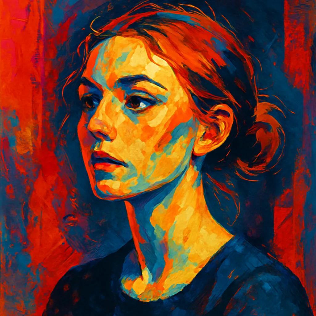 Artistic portrait of Clara Wettergren
