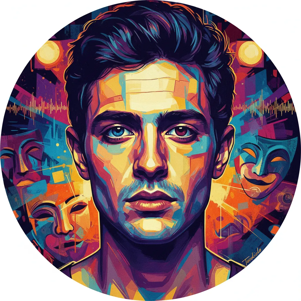 Artistic portrait of Adriano Tardiolo