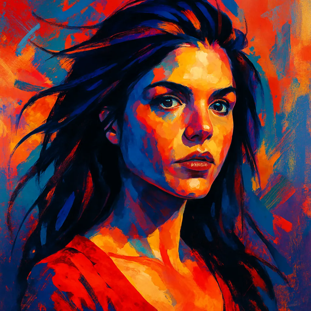 Portrait of Marie Avgeropoulos
