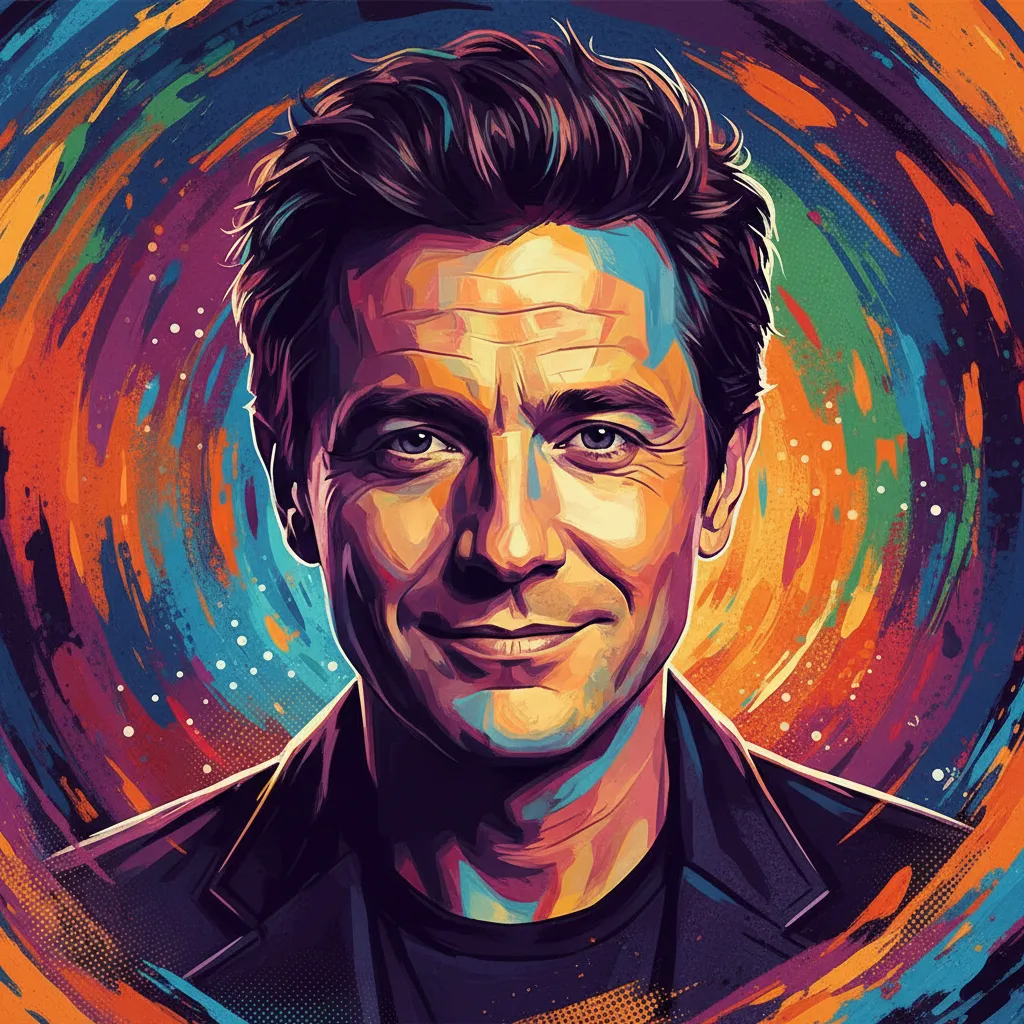 Artistic portrait of Jean-Paul Rouve