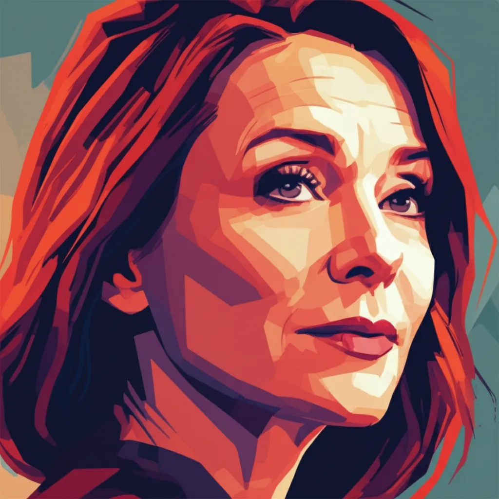 Artistic portrait of Allison Janney