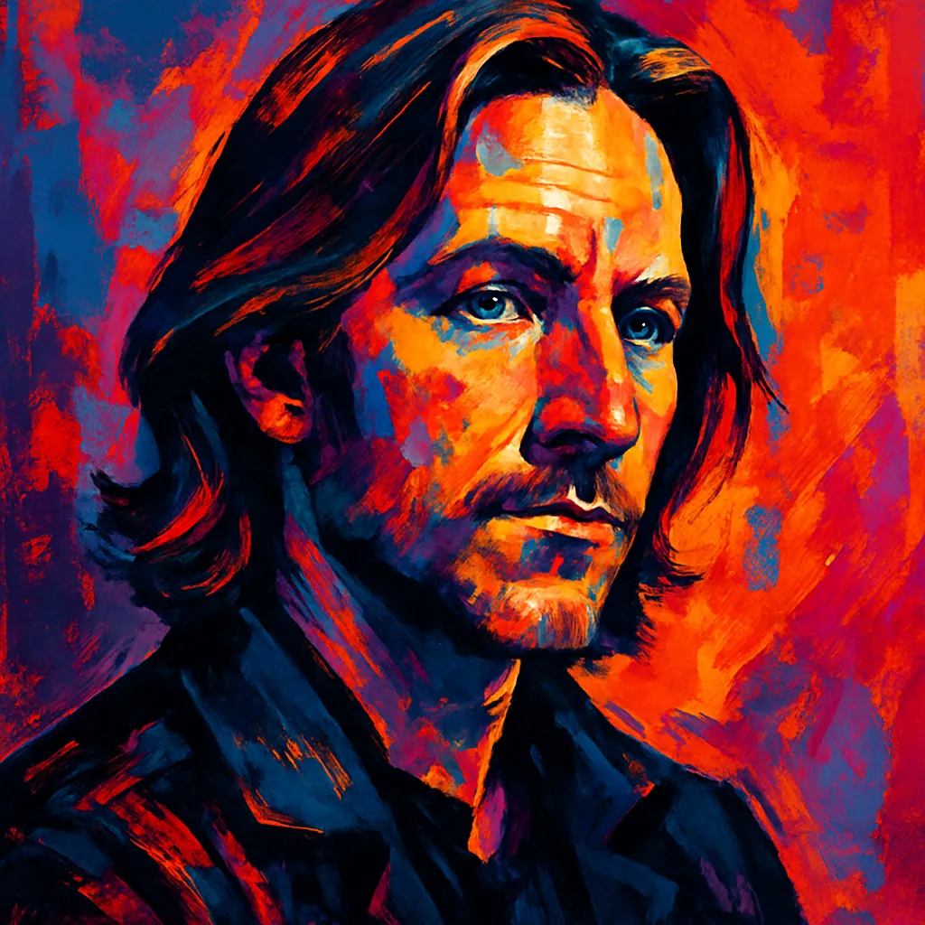 Artistic portrait of Matthew Mercer