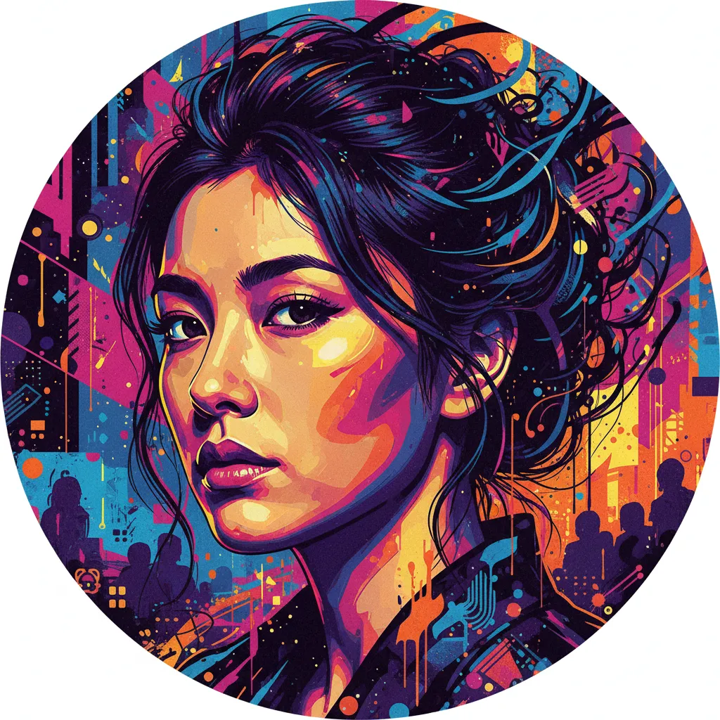 Artistic portrait of Erika Toda