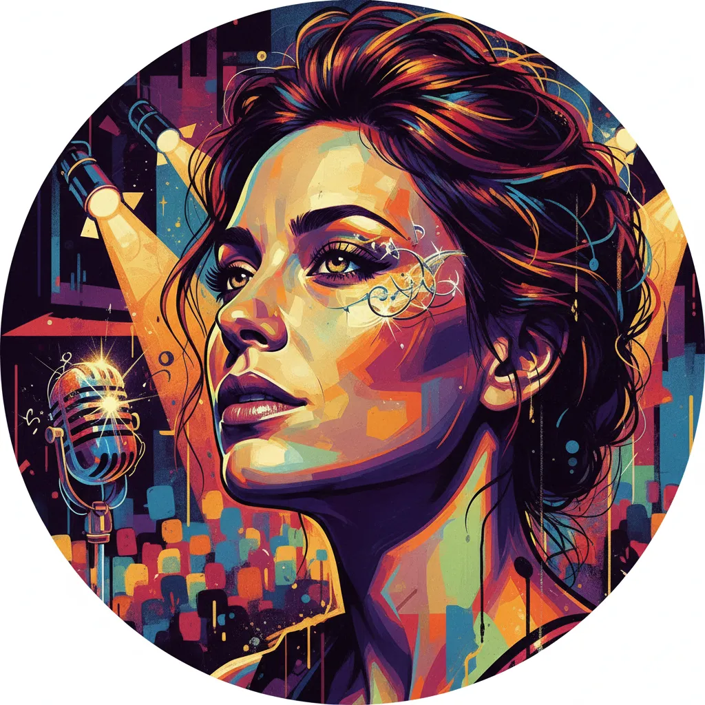 Artistic portrait of Natalie Morales