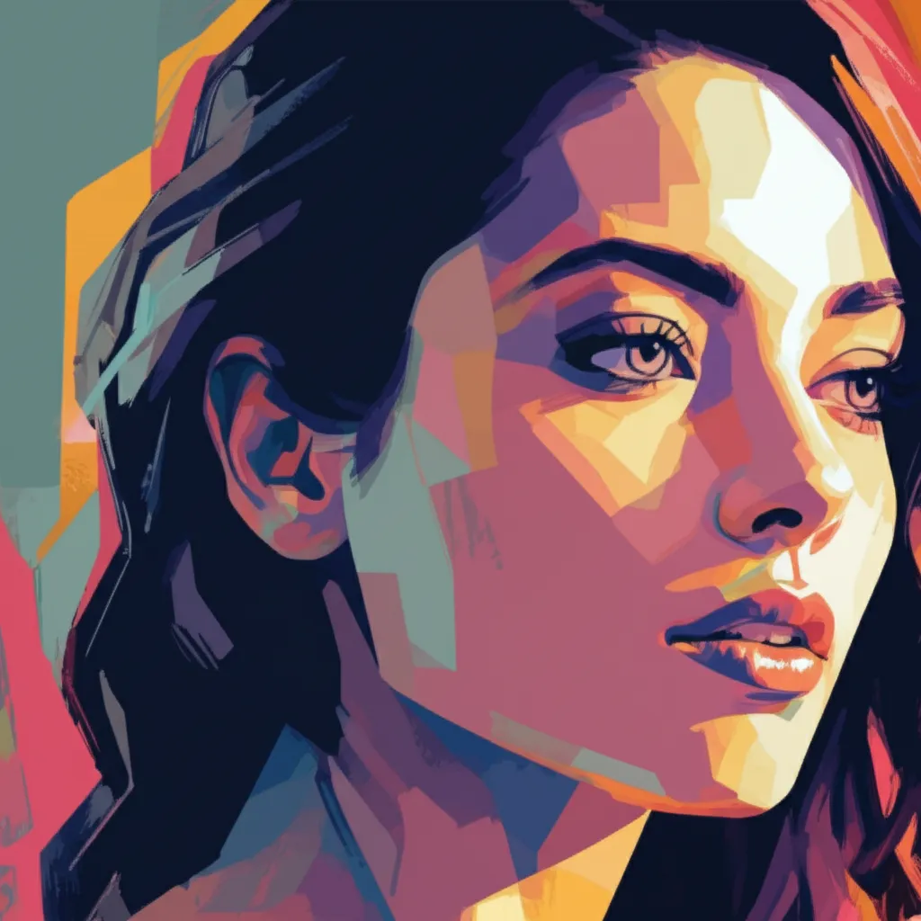 Artistic portrait of Aura Garrido