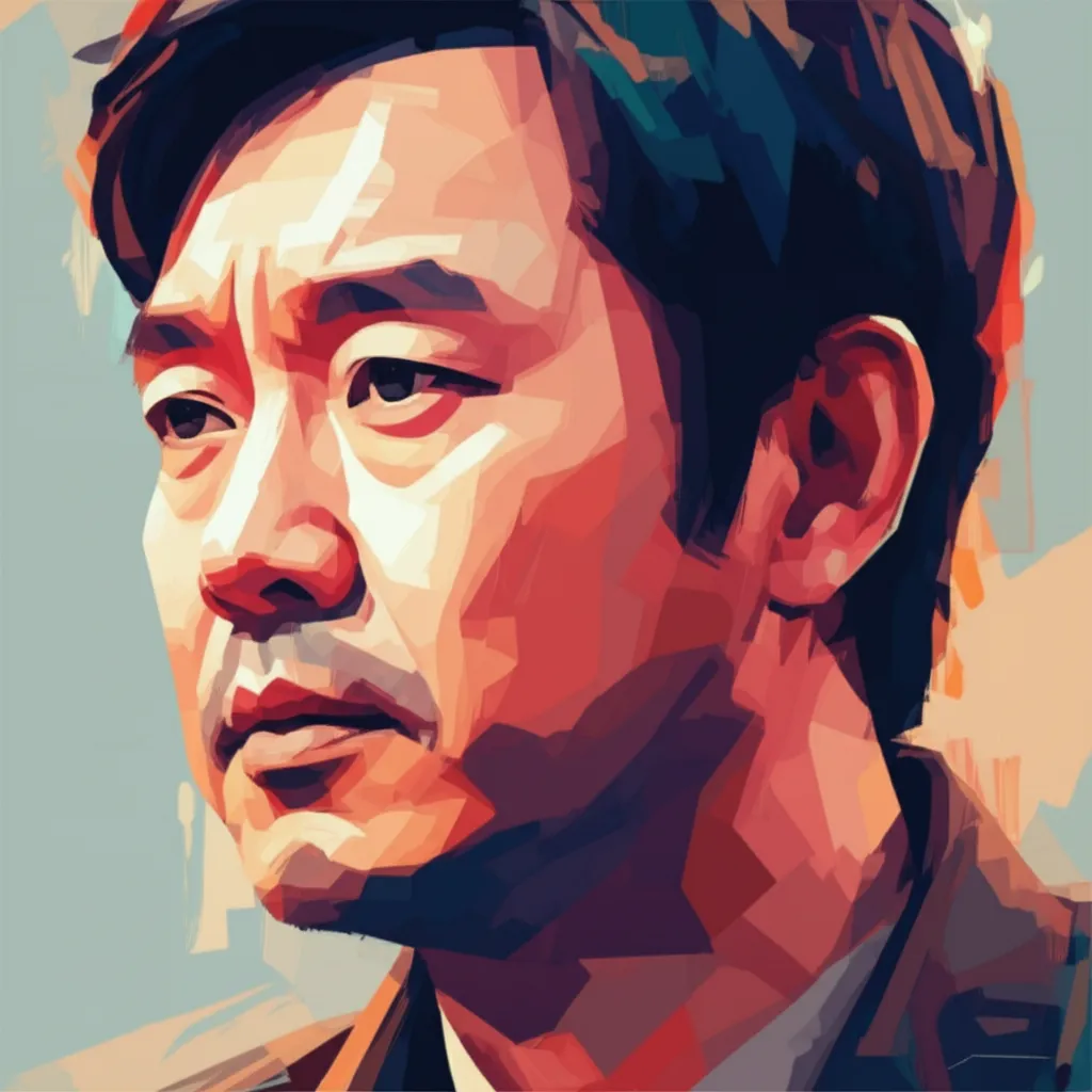 Artistic portrait of Kim In-kwon