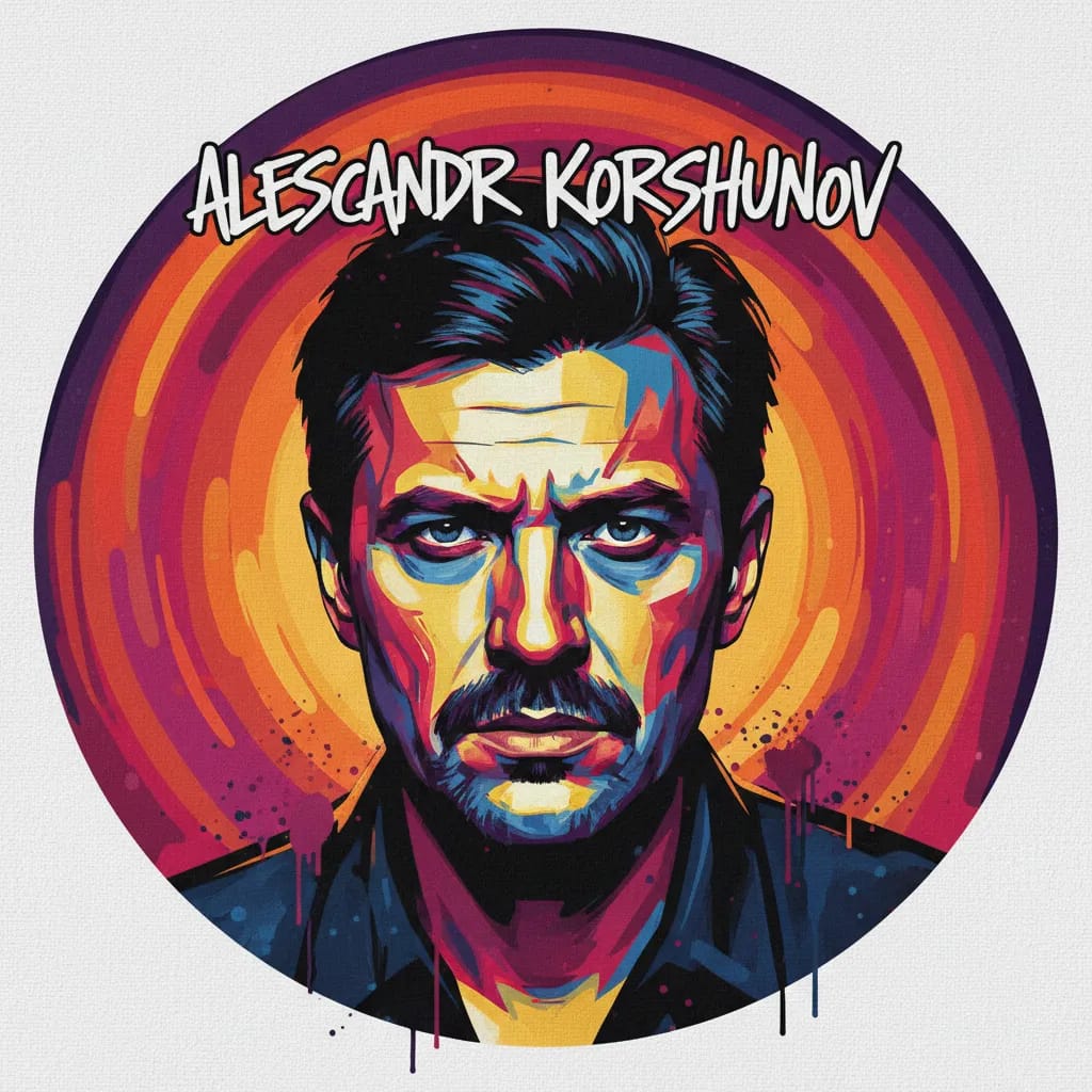 Artistic portrait of Aleksandr Korshunov