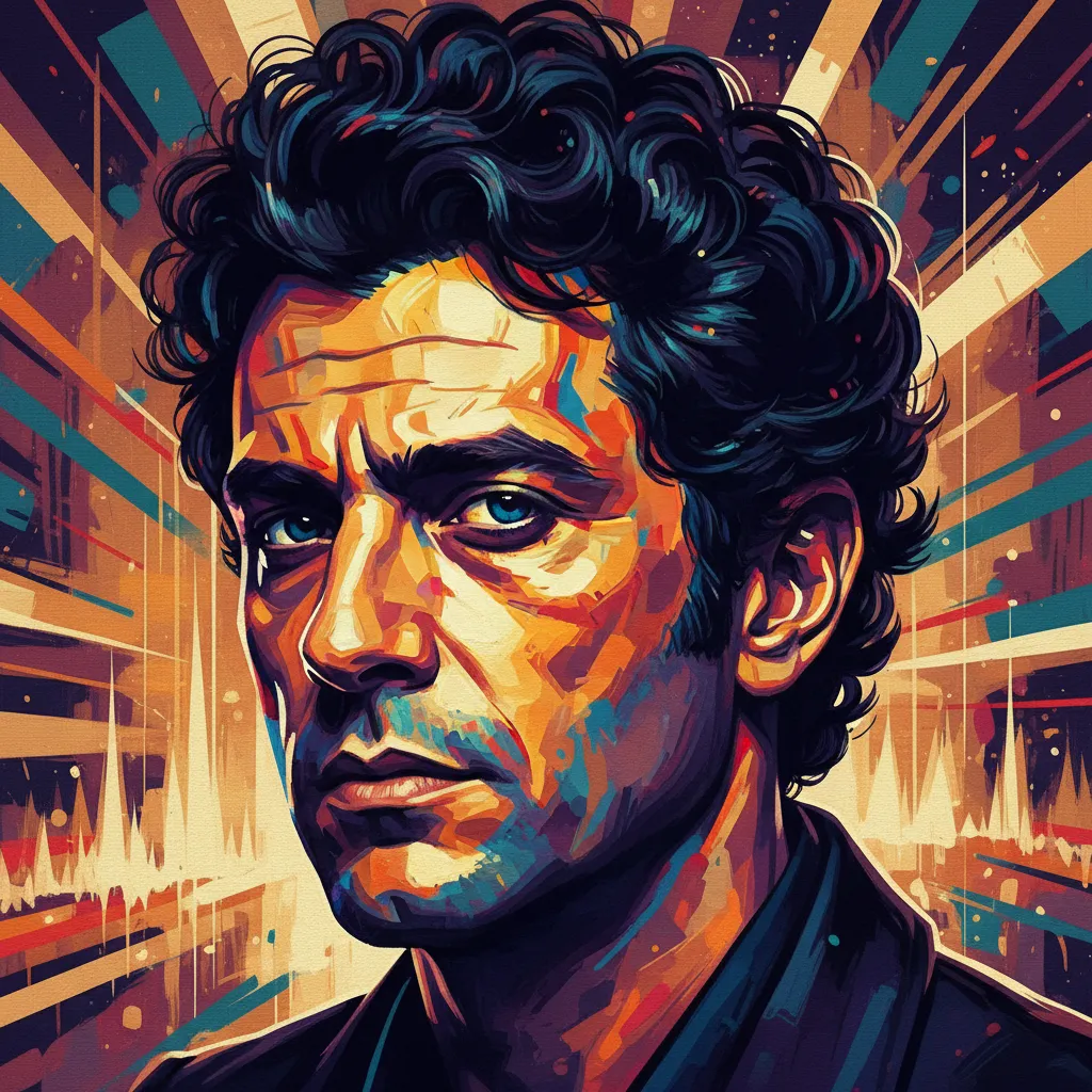 Artistic portrait of Peppino Mazzotta
