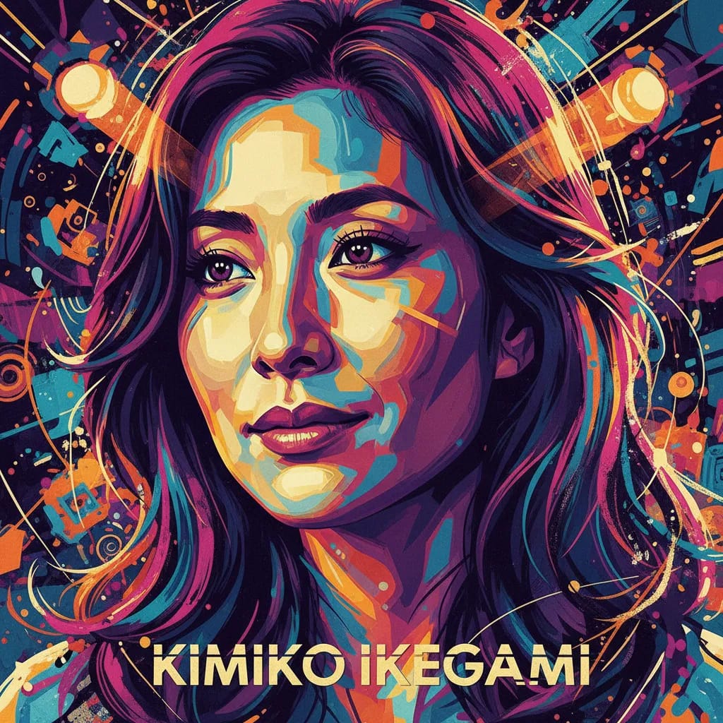 Artistic portrait of Kimiko Ikegami