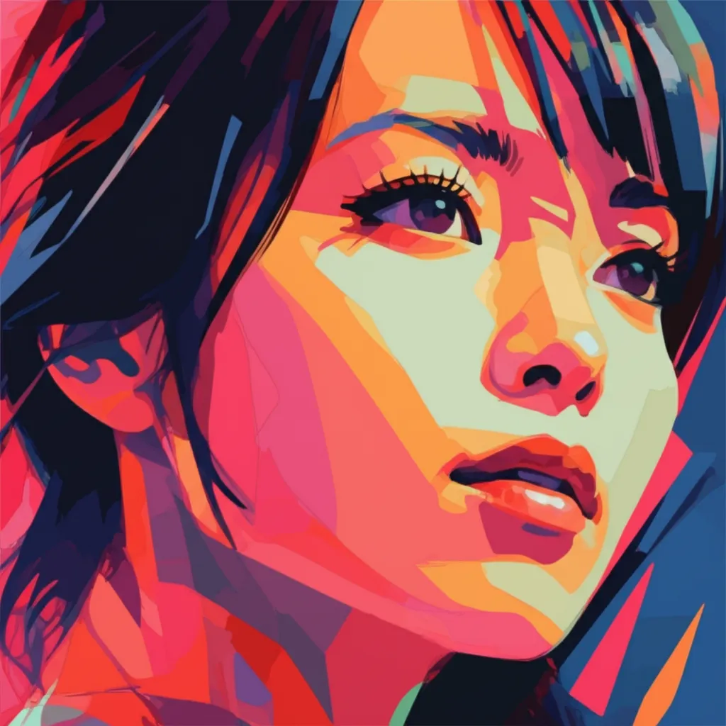 Artistic portrait of Asaka Seto