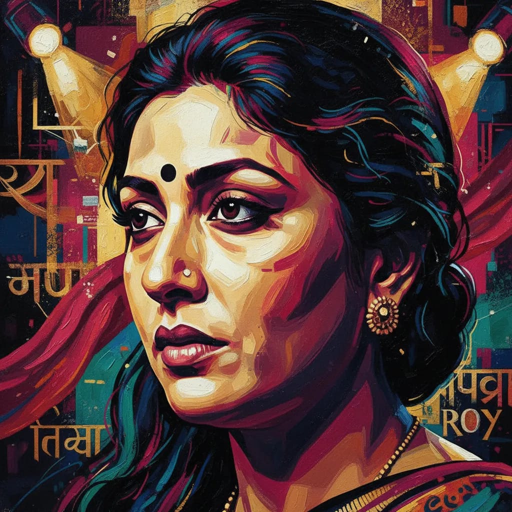 Artistic portrait of Nirupa Roy