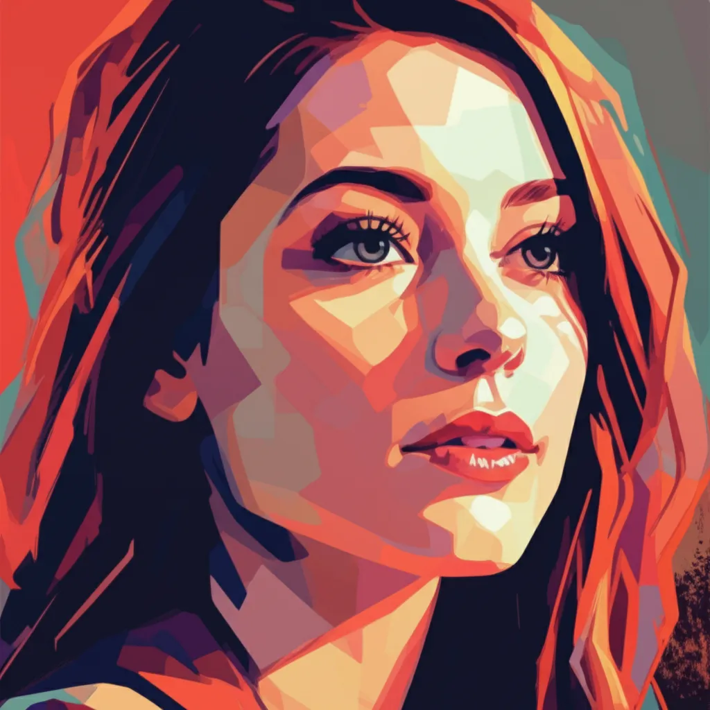 Artistic portrait of Katie A. Keane