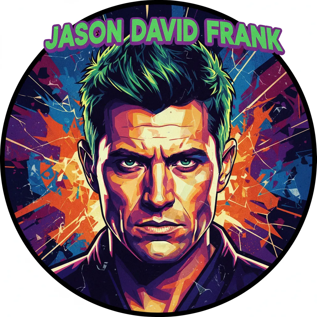 Artistic portrait of Jason David Frank