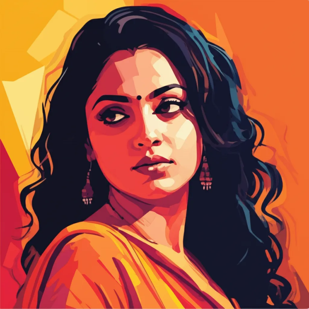 Artistic portrait of Rani Bala