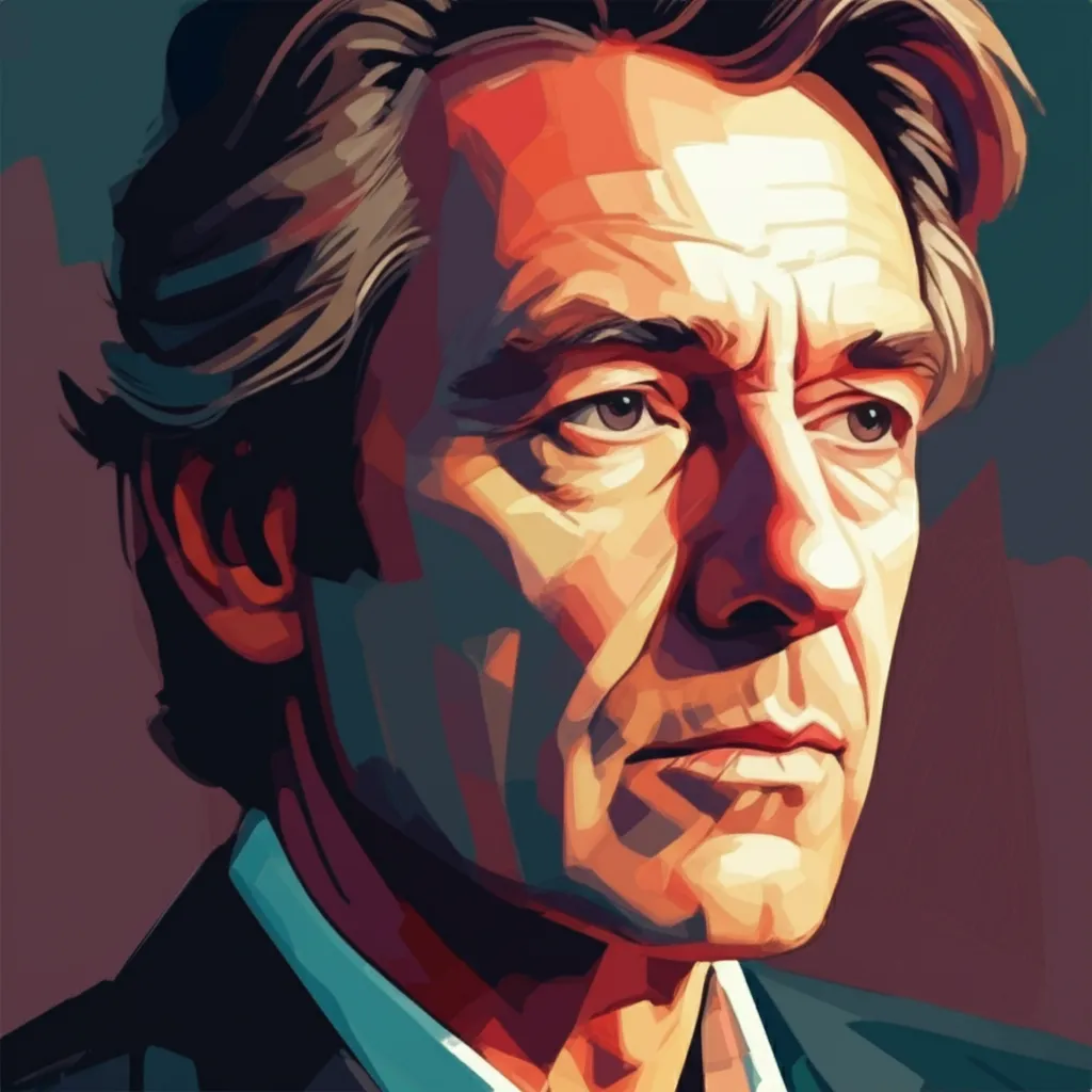 Artistic portrait of Sebastian Koch