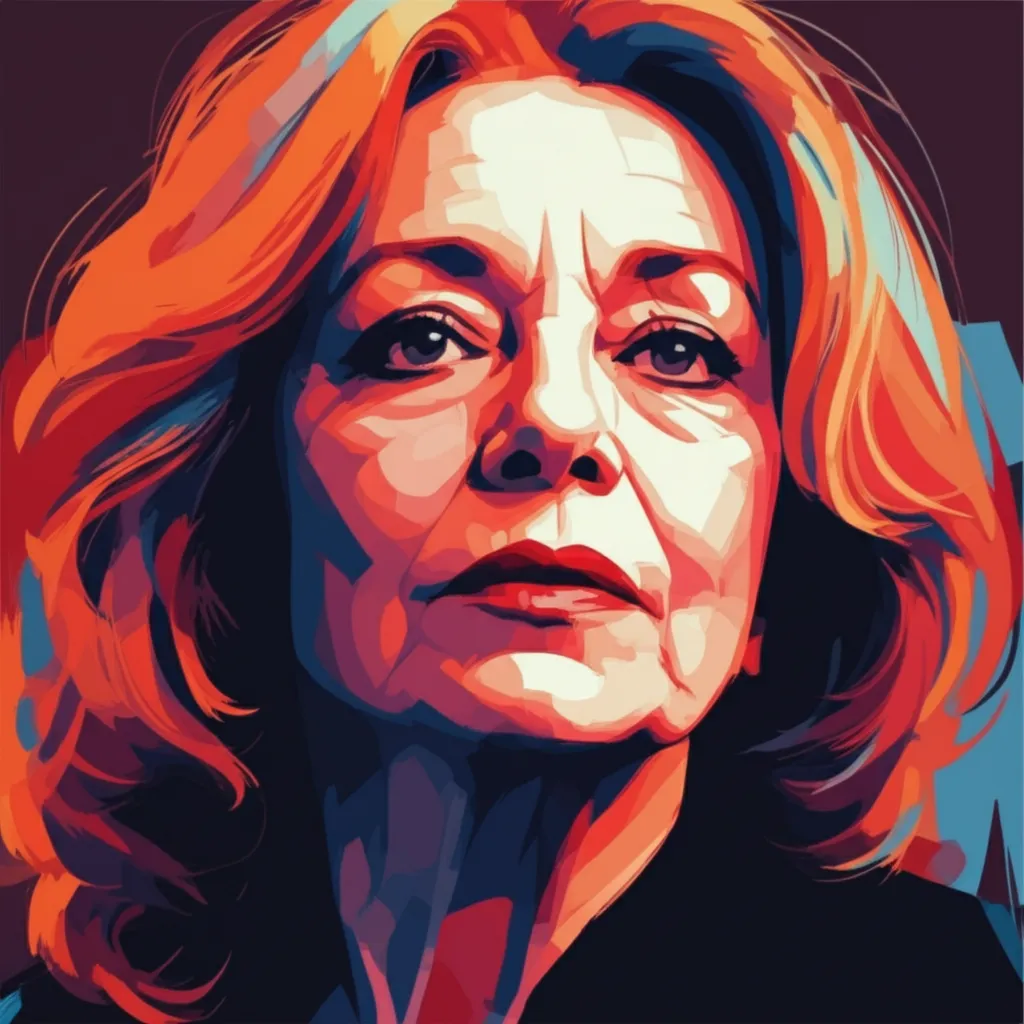 Artistic portrait of Marisa Paredes