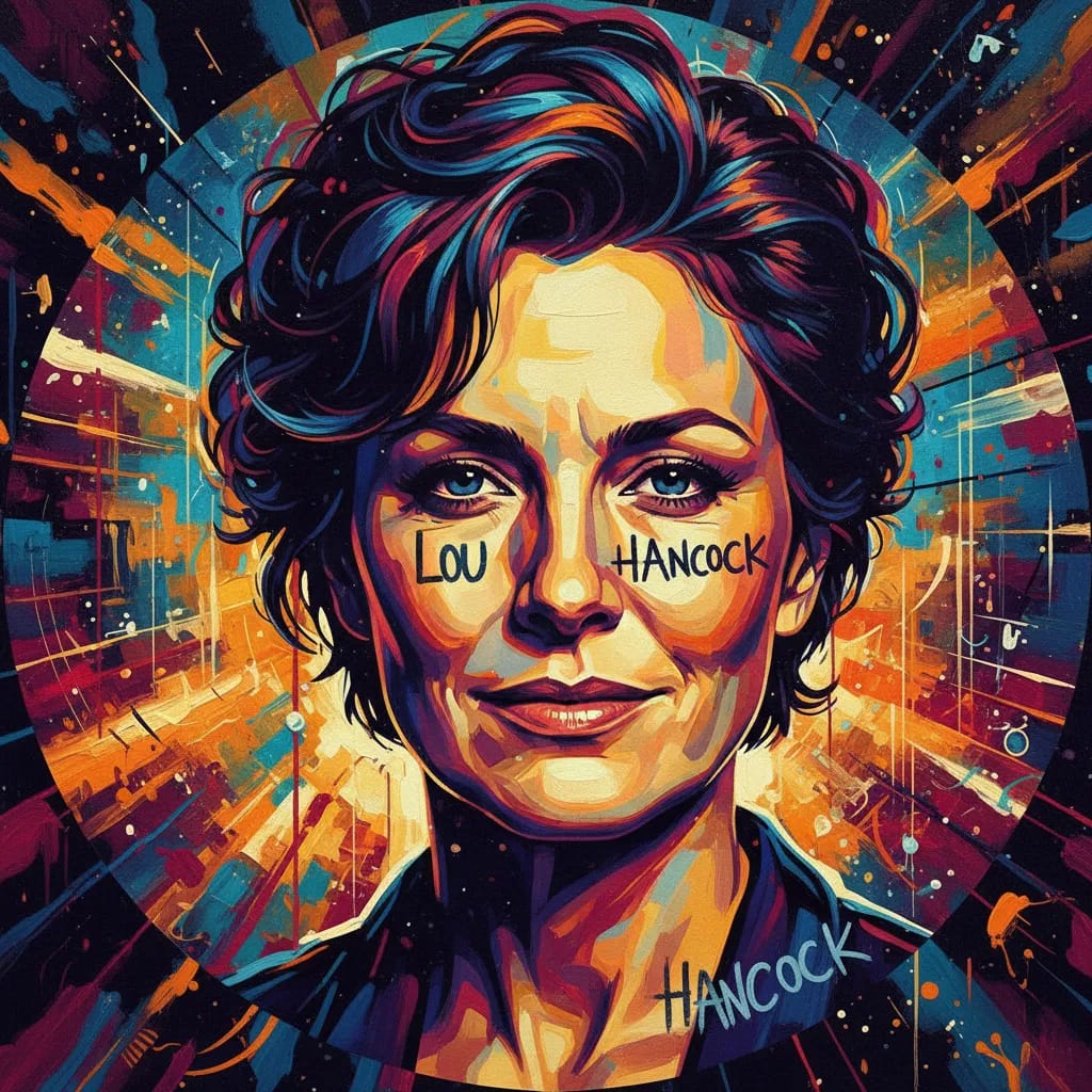 Artistic portrait of Lou Hancock
