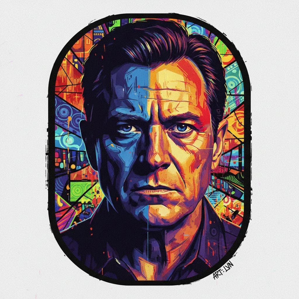 Artistic portrait of Ted Levine