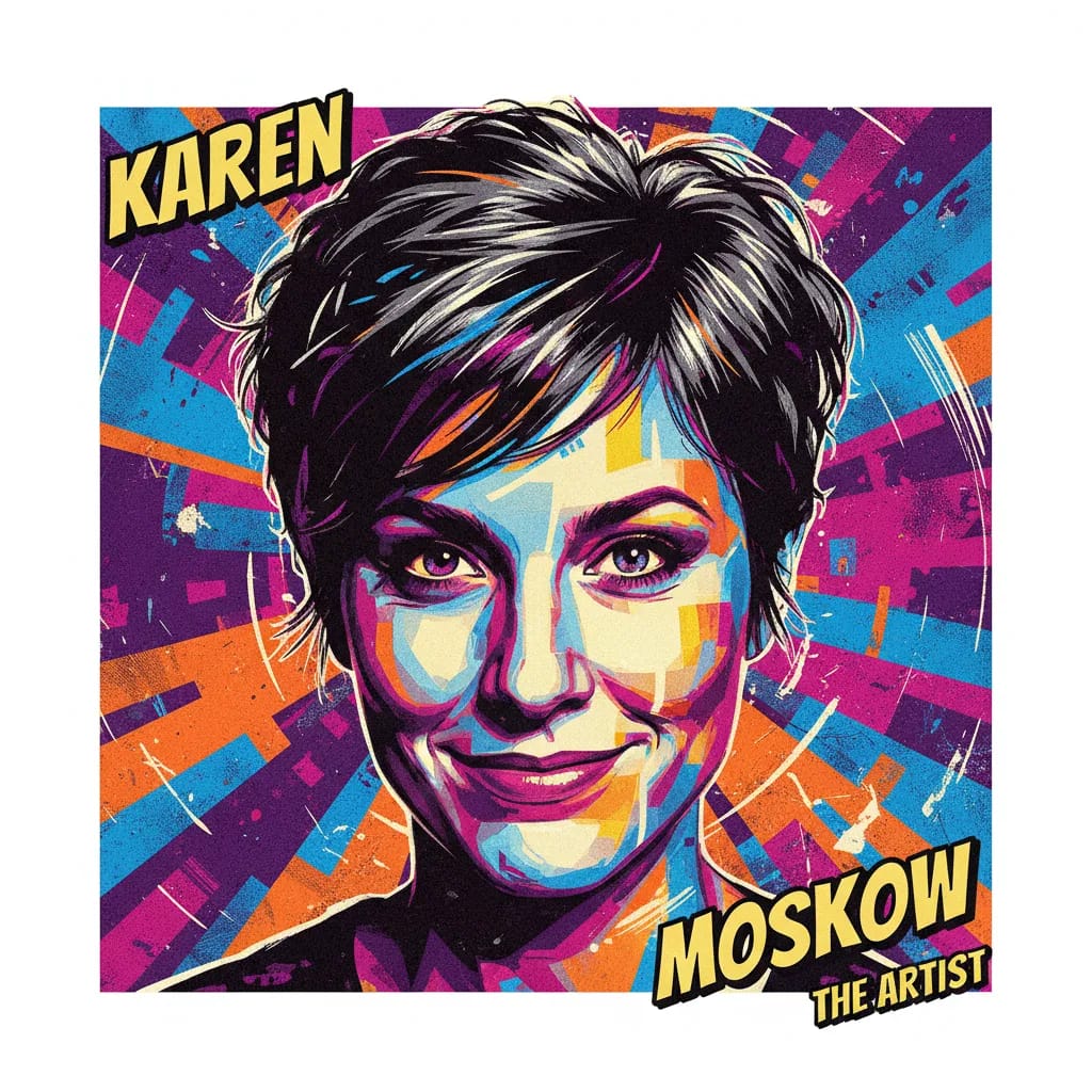 Artistic portrait of Karen Moskow