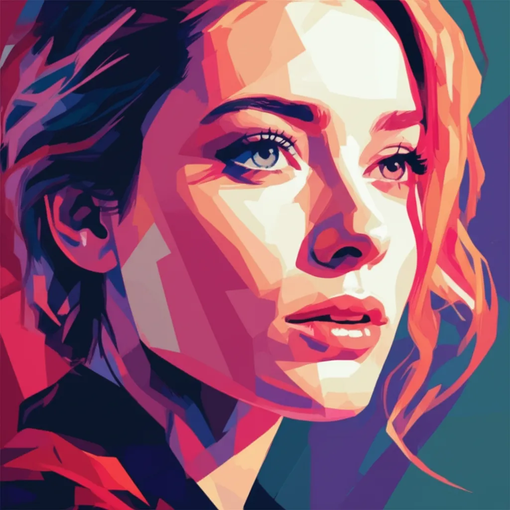 Artistic portrait of Karoline Herfurth
