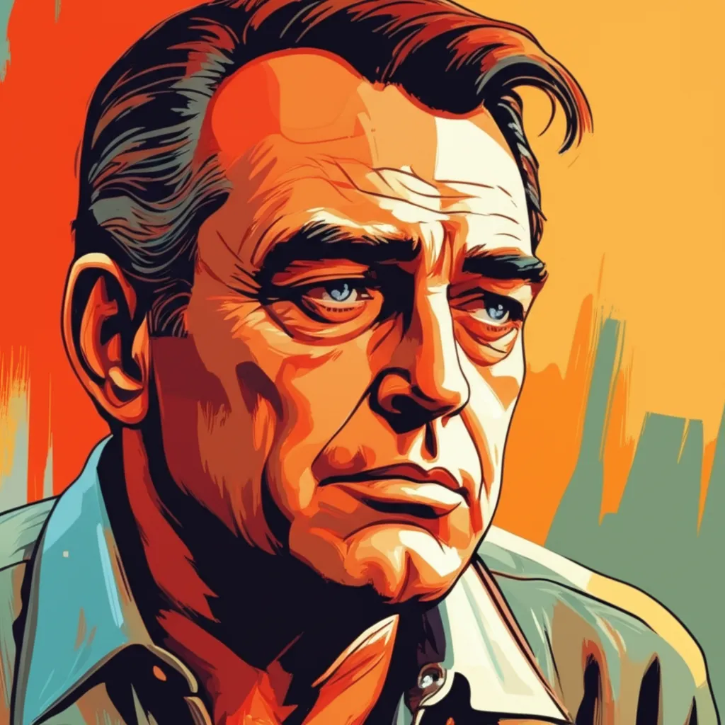 Portrait of Robert Mitchum
