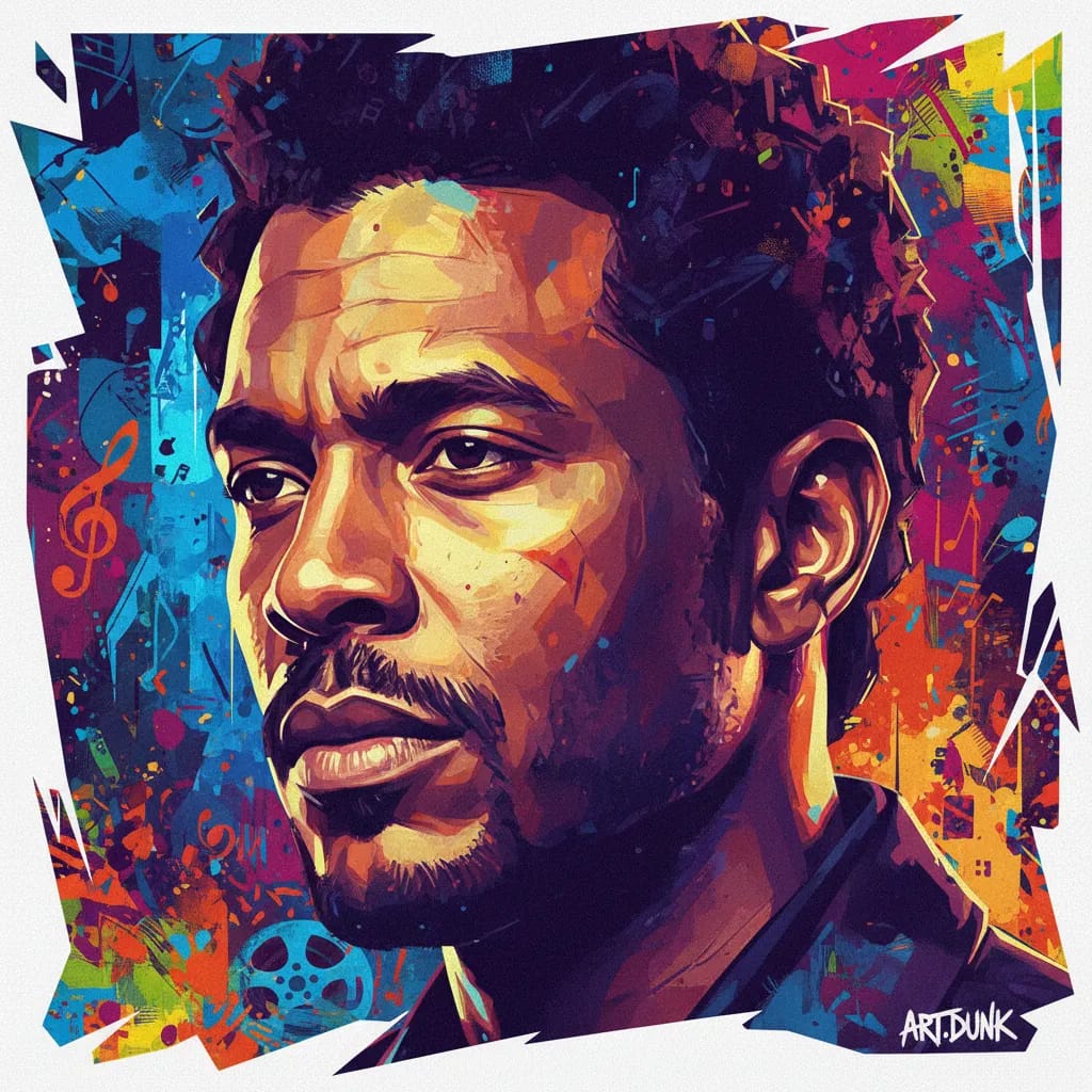Artistic portrait of Jim Dunk