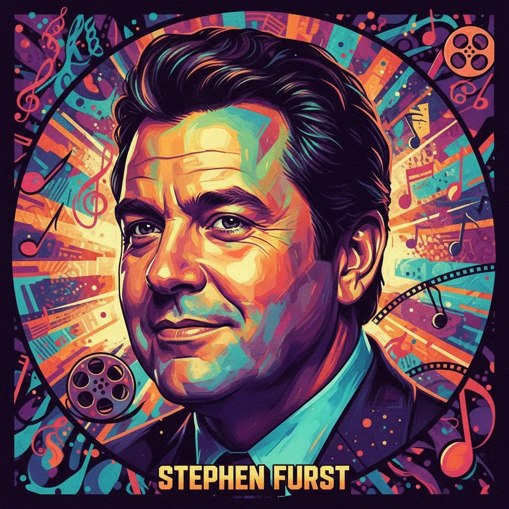 Artistic portrait of Stephen Furst
